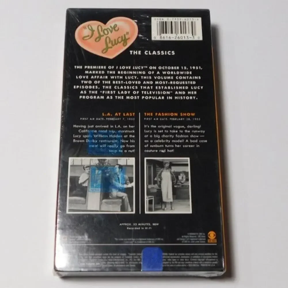 I Love Lucy Collection VHS Tapes